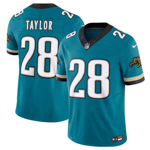 Men & Women & Youth Jacksonville Jaguars #28 Fred Taylor Teal 2024 F.U.S.E. Prowler Throwback Vapor Limited Football Stitched Jersey